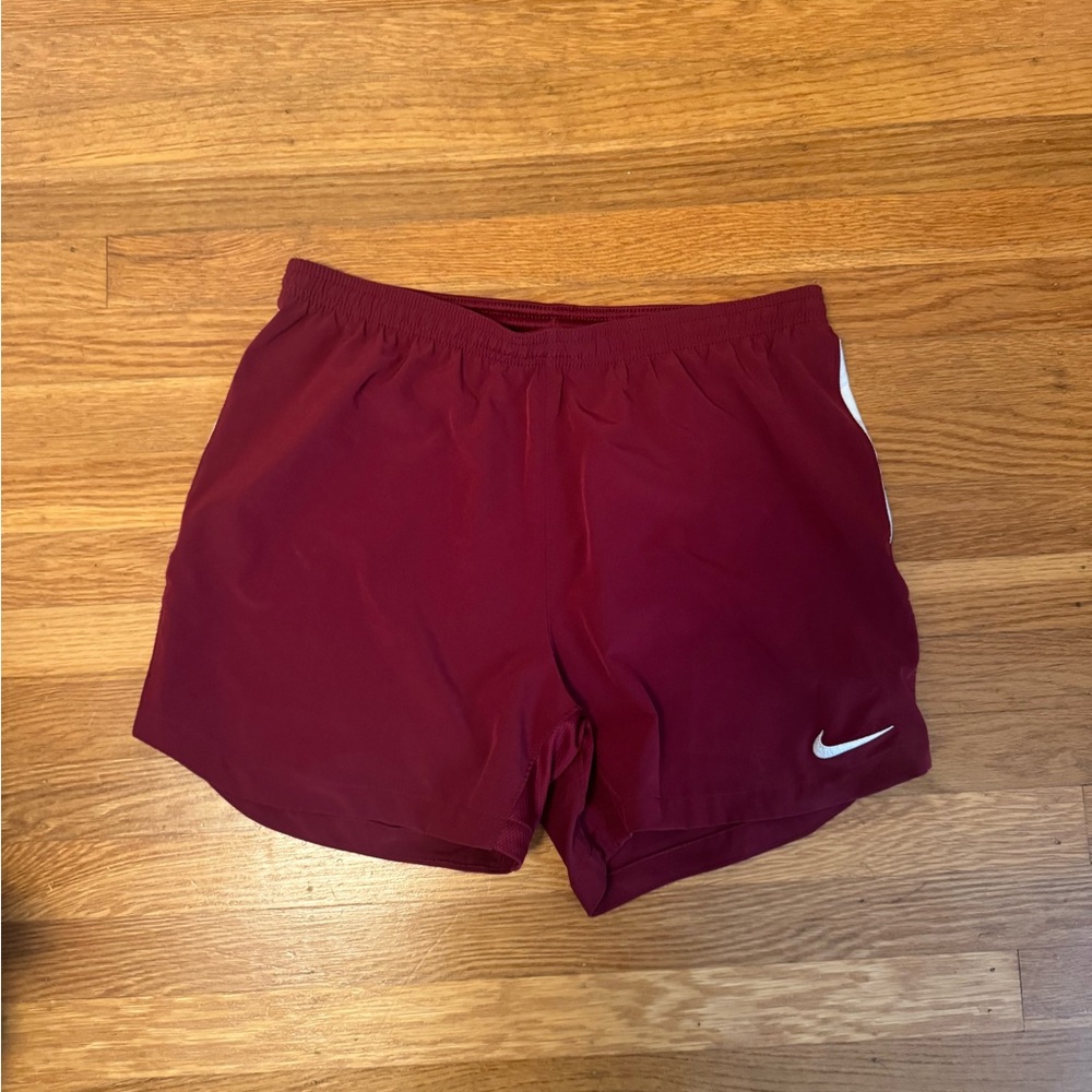 Nike Women's Burgundy Athletic Shorts